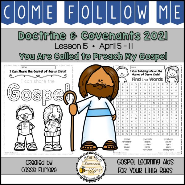 Come, Follow Me 2021 - Lesson 15 - Doctrine and Covenants