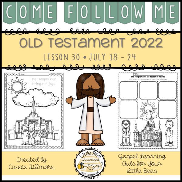 Come, Follow Me 2022 - Lesson 30 - Old Testament