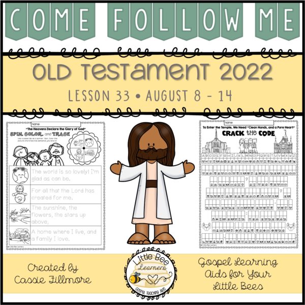 Come, Follow Me 2022 - Lesson 33 - Old Testament