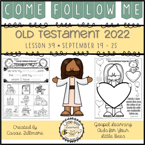 Come, Follow Me 2022 - Lesson 39 - Old Testament