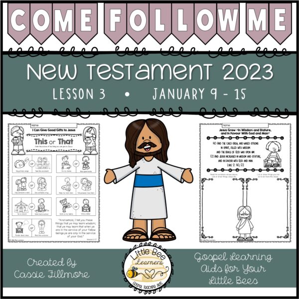 Come, Follow Me 2023 - Lesson 3 - New Testament