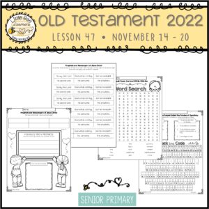 Come, Follow Me 2022 - Lesson 47 - Old Testament - Image 3